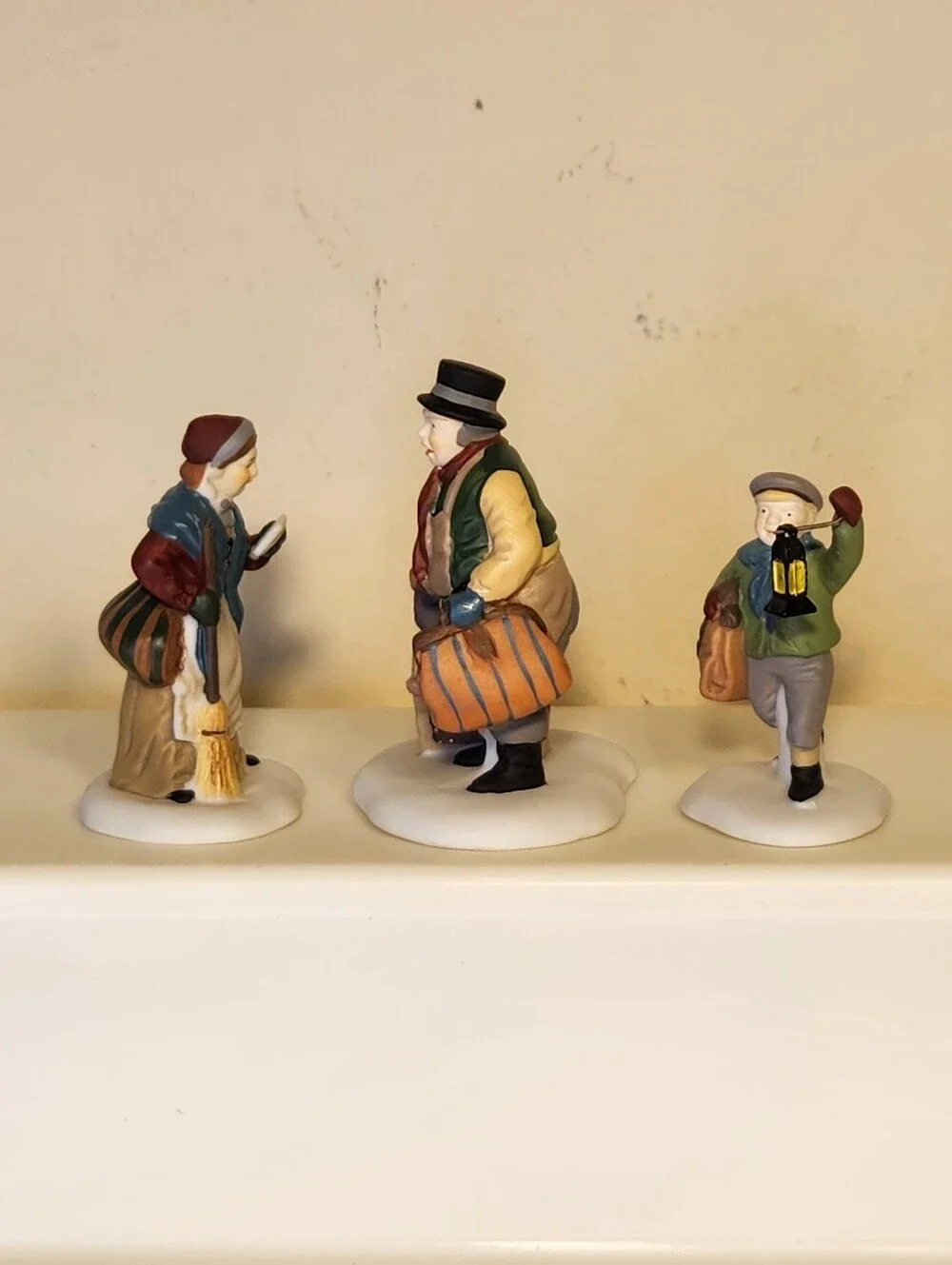 Department 56 Dickens Heritage Village “Come Into the Inn”-Set Of 3 Vintage